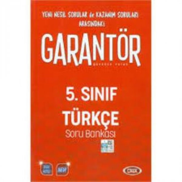 Data 5.Sınıf Garantör Türkçe Soru Bankası
