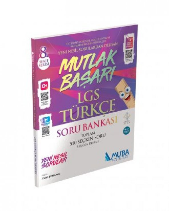 Muba 8.Sınıf Mutlak Başarı Türkçe Soru Bankası