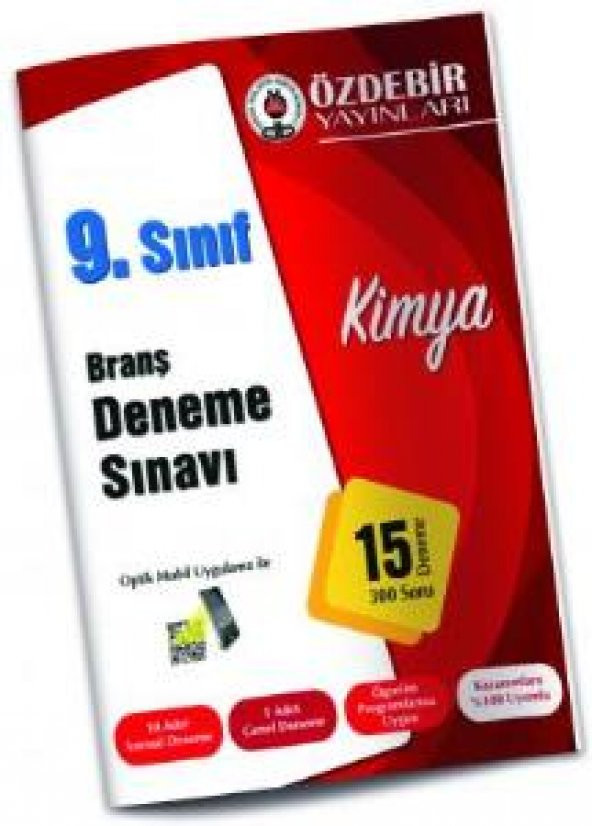 Özdebir 9.Sınıf Kimya Branş Deneme - 1