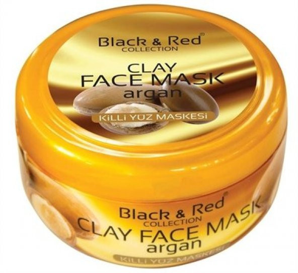 Black and Red Killi Yüz Maskesi 400 ml Argan