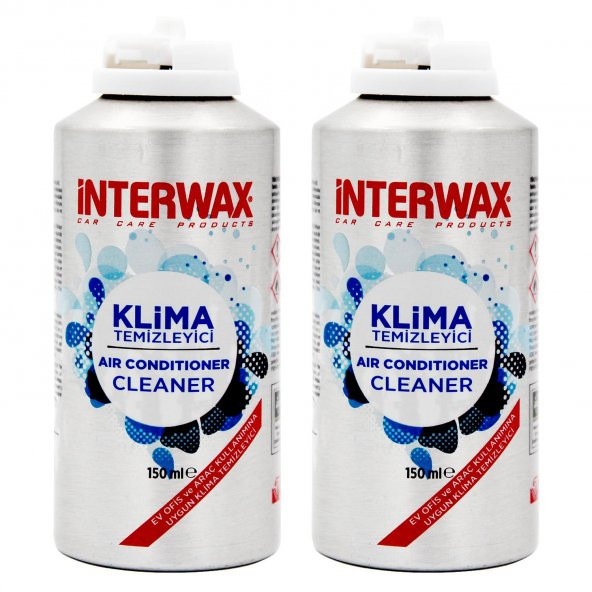 INTERWAX LİMON KOKULU KLİMA TEMİZLEYİCİ KLİMA FRESH 150 ML (2ADET) - 2