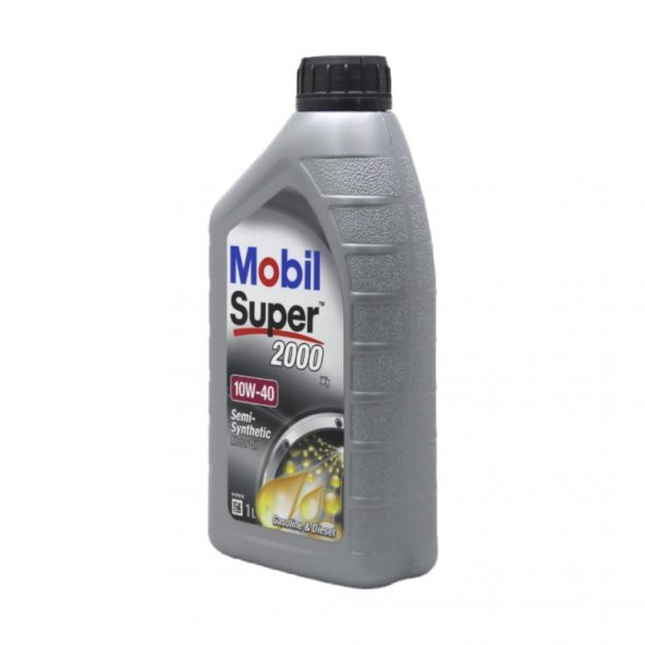 Mobil Super 2000 10W-40 1 Lt Yarı Sentetik Motor Yağı - Resim 3