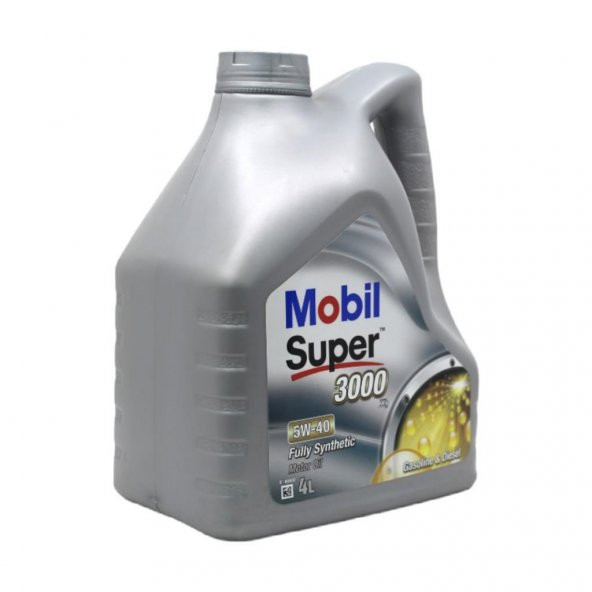 Mobil Super 3000 5W-40 4 Lt Tam Sentetik Motor Yağı - 2