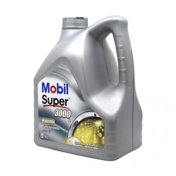 Mobil Super 3000 5W-40 4 Lt Tam Sentetik Motor Yağı - 3