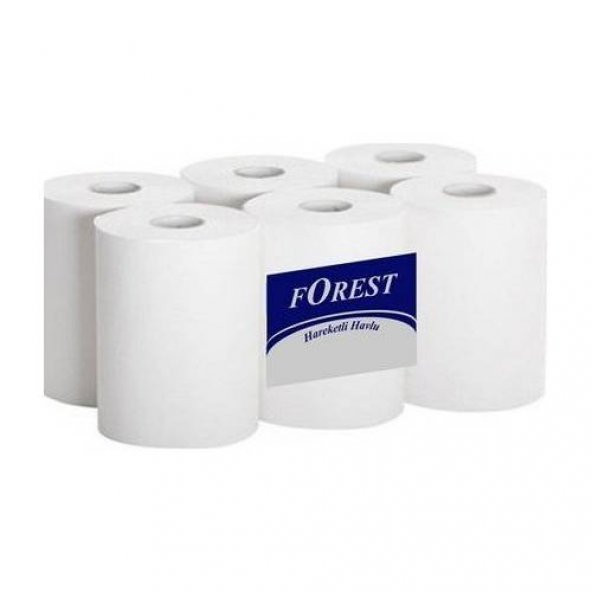 Forest Hareketli Rulo Kağıt Havlu - 19.5 Cm. - 6 Kg. - 6'lı Koli