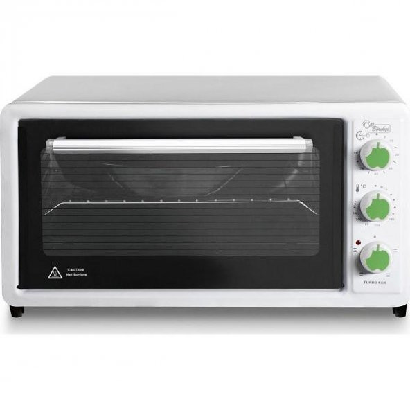 Luxell LX-3675 Usta Börekçi 40 LT Mini Fırın - Yeşil Elma - 2