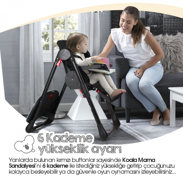 Kiwi Koala Plus Mama Sandelyesi_KW-4030 - 9