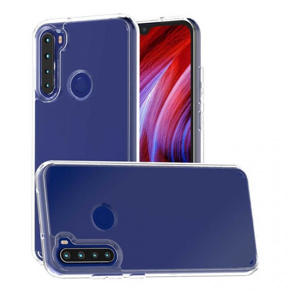 Xiaomi Redmi Note 8 Darbe Emici Kamera Kor. Antişok Şeffaf Kılıf - 2