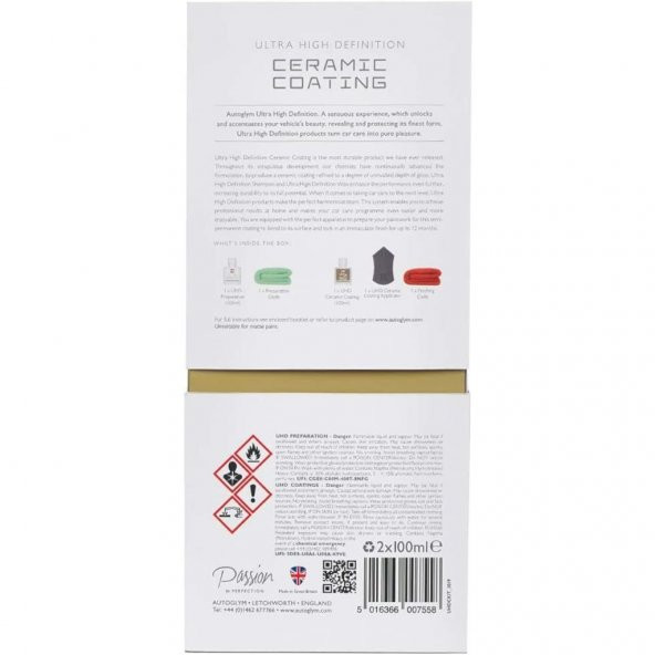 Auto Glym UHD Ceramic Coating Seramik Kaplama Set - Resim 4