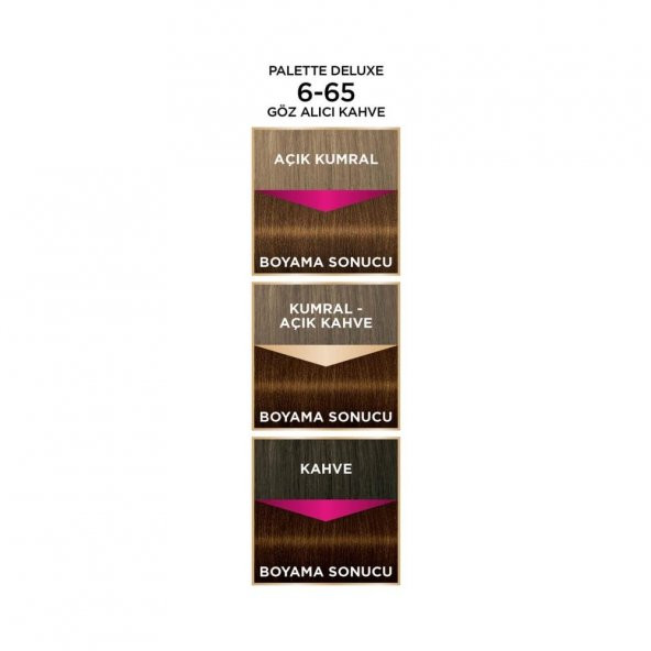 Palette Deluxe Kit Saç Boyası  6-65 Göz Alıcı Kahve - 2