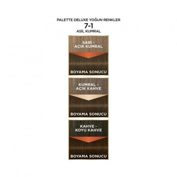 Palette Deluxe Kit Saç Boyası  7-1 Asil Kumral - 2