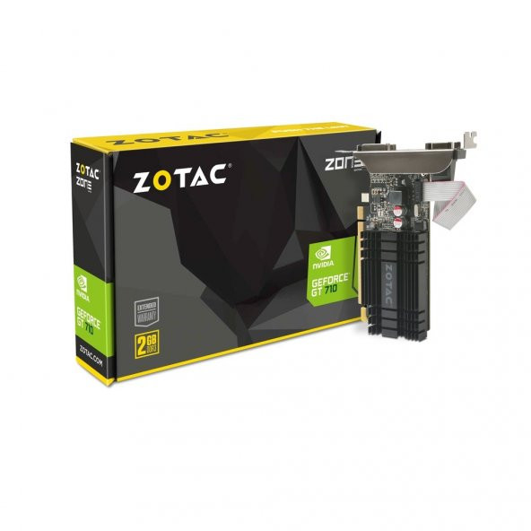 ZOTAC GT710 2GB Zone Edition ZT-71302-20L DDR3 64bit HDMI DVI PCIe 16X v2.0