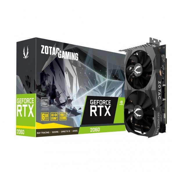 ZOTAC RTX2060 6GB GAMING ZT-T20600K-10M GDDR6 192bit HDMI DP PCIe 16X v3.0 - 1