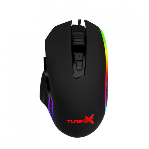 Turbox TR-M12 2400 DPI 10M Tıklama Usb Kablo Gaming RGB Işıklı Mouse