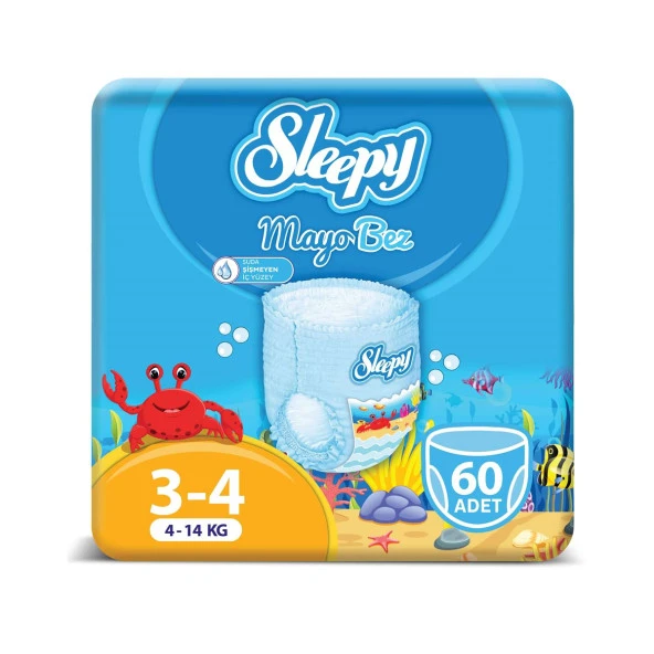 Sleepy Mayo Külot Bez 4 Numara Maxi 60 Adet 4-14 Kg