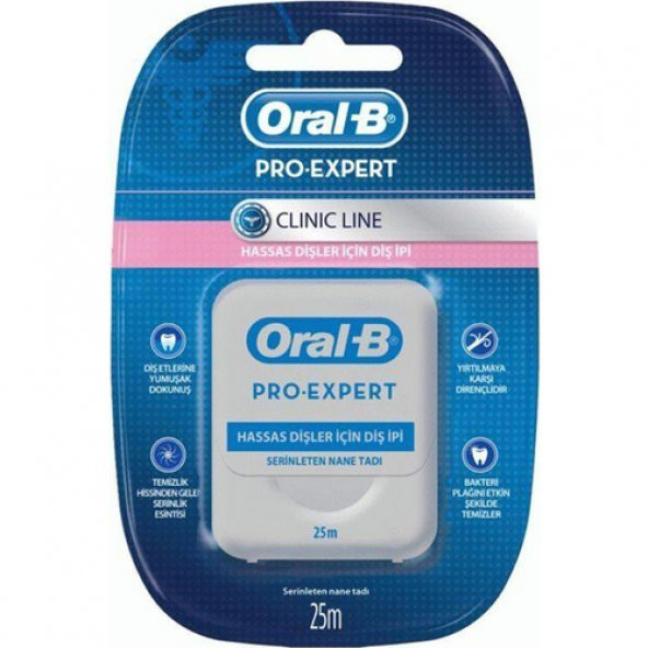 Oral-B Pro-Expert Clinic Line 25 mt Diş İpi