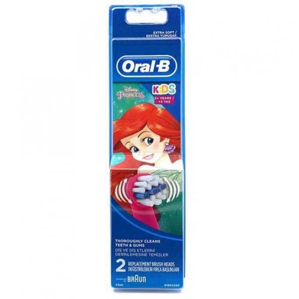 Oral-B Stages Çocuk Diş Fırçası Prenses 2 Yedek Başlığı