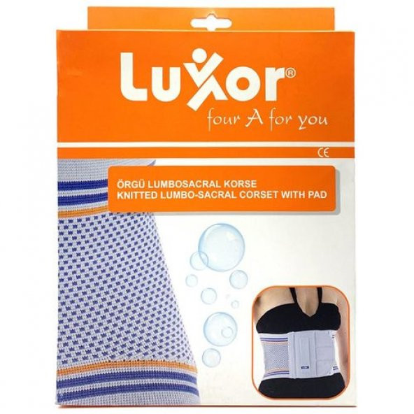Luxor Örgü Lumcosacral Korse - xxLarge 107