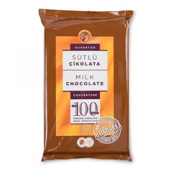 Altınmarka Sütlü Kuvertür Çikolata 2,5 kg