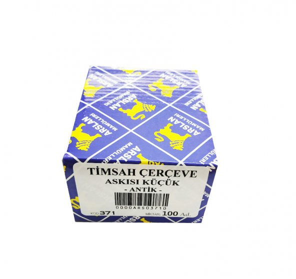 Arslan Mamulleri Timsah Çerçeve Askısı Küçük Antik 100 Adet - 3