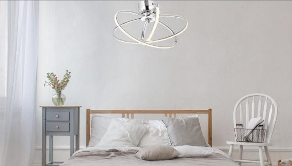 Eray Aydınlatma 5100-3 Krom Led Avize - 2