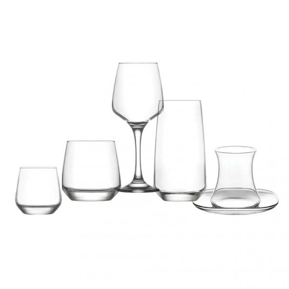 Lav Lal Akdeniz Çeyiz Seti 36 Parça