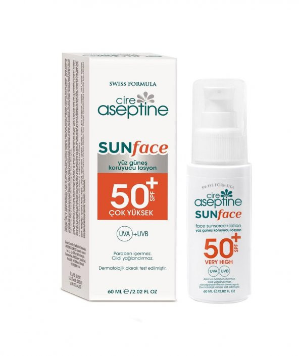Cire Aseptine Sun Face SPF50+ 60ml