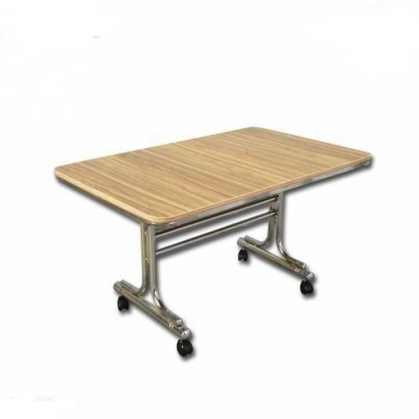 MASA TEKERLEKLİ MASA 70X110 NİKELAJ ÇELİK