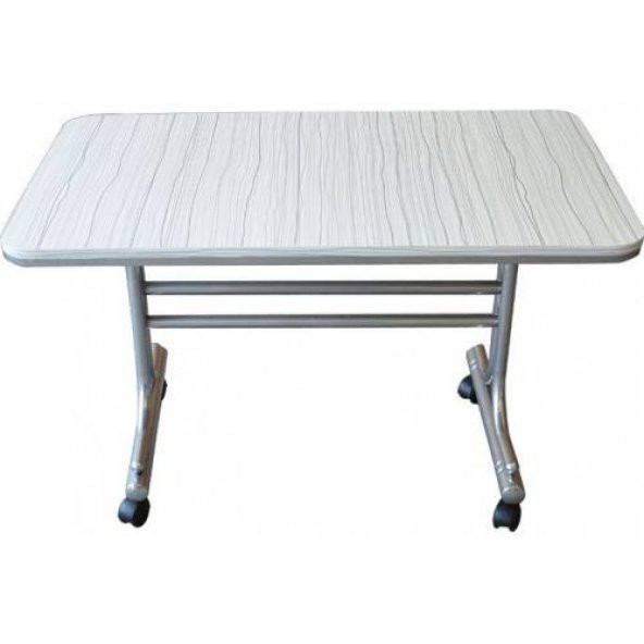 MASA TEKERLEKLİ MASA 70X110 NİKELAJ ÇELİK