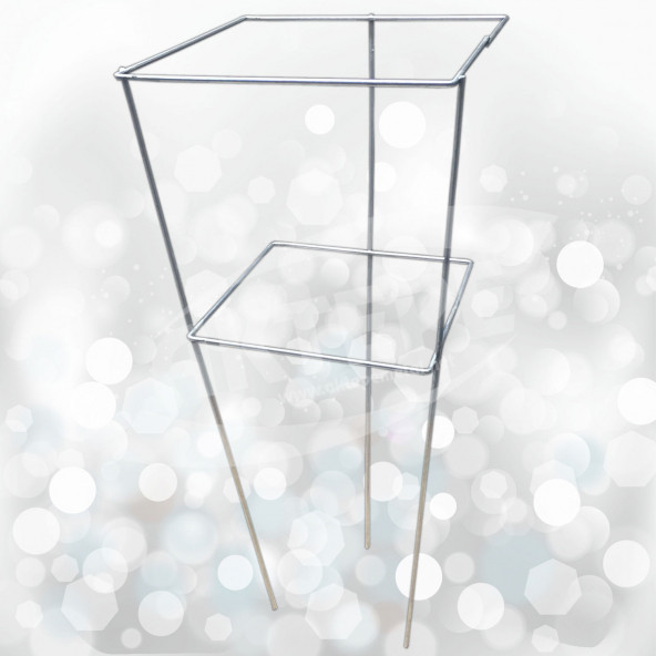 10 Adet Domates Teli 74 Cm Boyunda Domates Kafesi Bitki Desteği Tel Kafes - 2