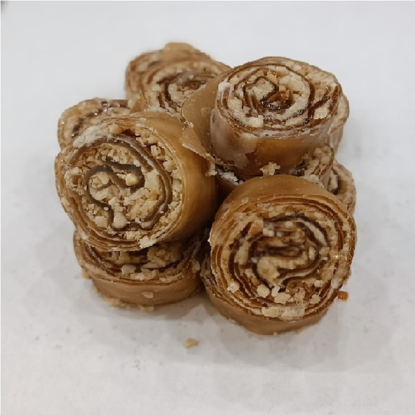 Ballı Fındıklı Sarma Pestil 1 Kg  Haftalık ve Taze Üretim Malatya Yöresel Ürünü