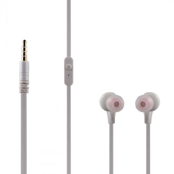 Powerstar Hd-22 Telefon Uyumlu Kulak içi Beyaz Mikrofonlu Kulaklık