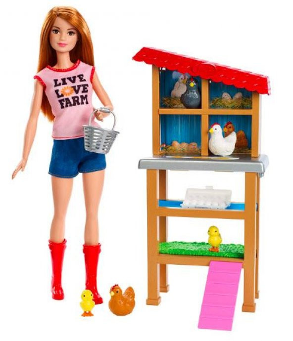Barbie Ben Büyüyünce Çiftçi Oyun Seti FXP15