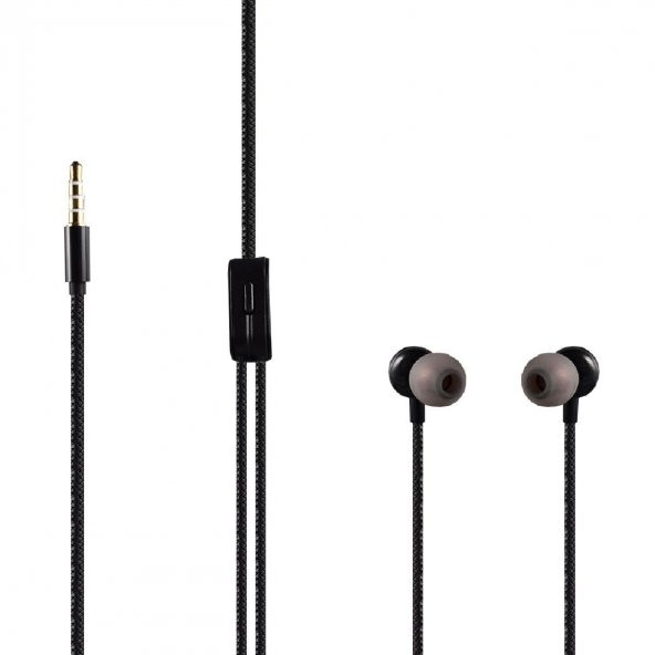 Powerstar Hd-19 Telefon Uyumlu Kulak içi Siyah Mikrofonlu Kulaklık