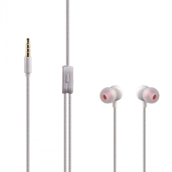 Powerstar Hd-19 Telefon Uyumlu Kulak içi Beyaz Mikrofonlu Kulaklık