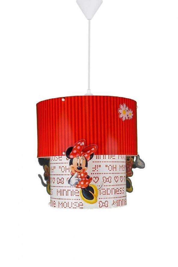 YKC Minnie Mouse Çocuk Odası 3D Tavan Sarkıt-4104 Lisanslı
