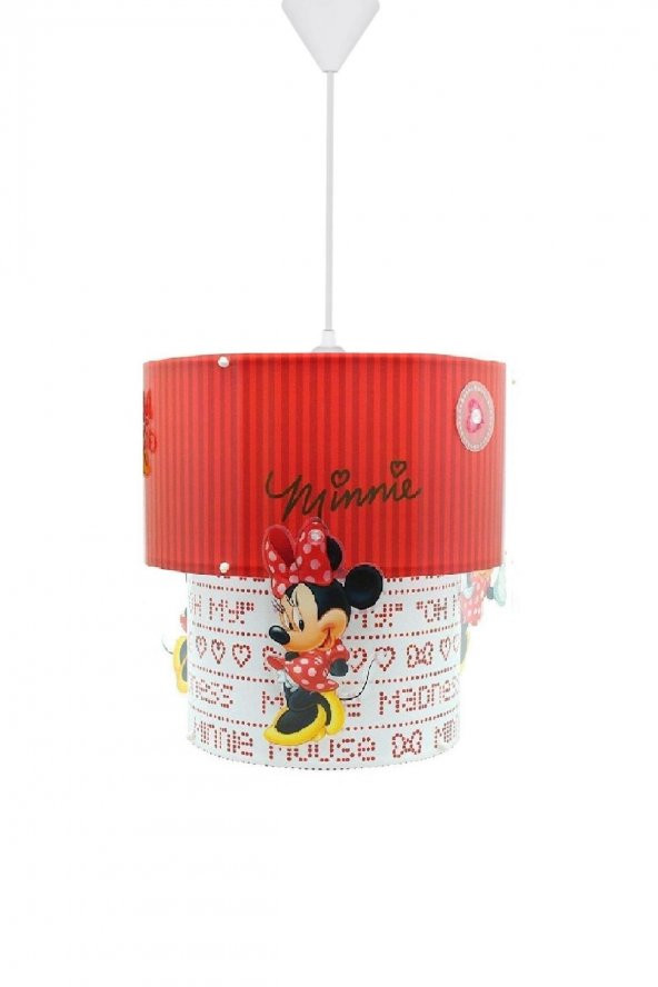 YKC Minnie Mouse Çocuk Odası 3D Tavan Sarkıt-4104 Lisanslı - 3