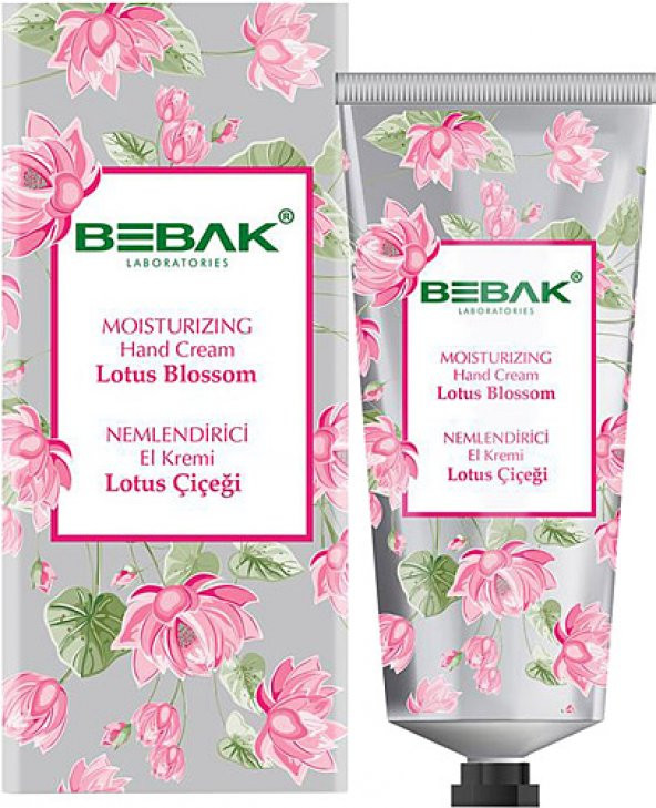 Bebak Lotus Çiçeği Nemlendirici El Kremi 60 ml