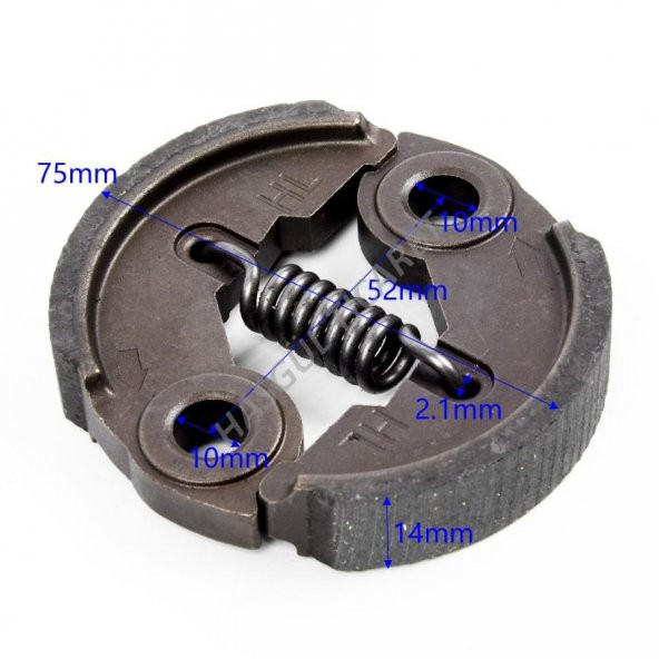 Hsgl Motorlu Tırpan BG/CG430-520 Balata Sırt ve Yan Modeller bahçe makina tedek parça - 5