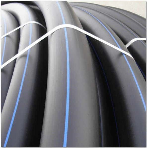 PE100 Hdpe Sert Polieten Basınçlı Boru 100 Metre 10 Bar 32mm - 3