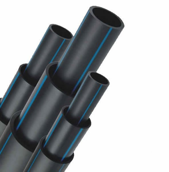 PE100 Hdpe Sert Polieten Basınçlı Boru 100 Metre 10 Bar 50mm