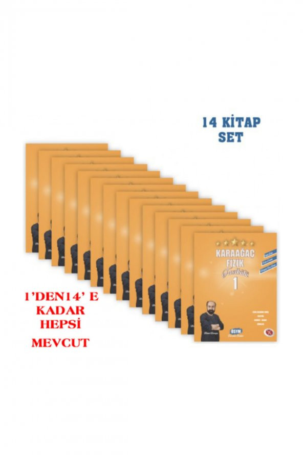 Karaağaç Yayınları Fizik Fasikülleri Seti - 14 Kitap