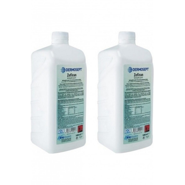2 ADET Dermosept Zefiran 1000 ML - 2