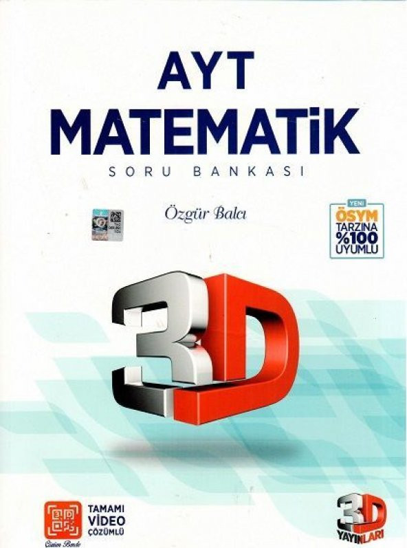 3D Yayınları AYT Matematik 3D Soru Bankası