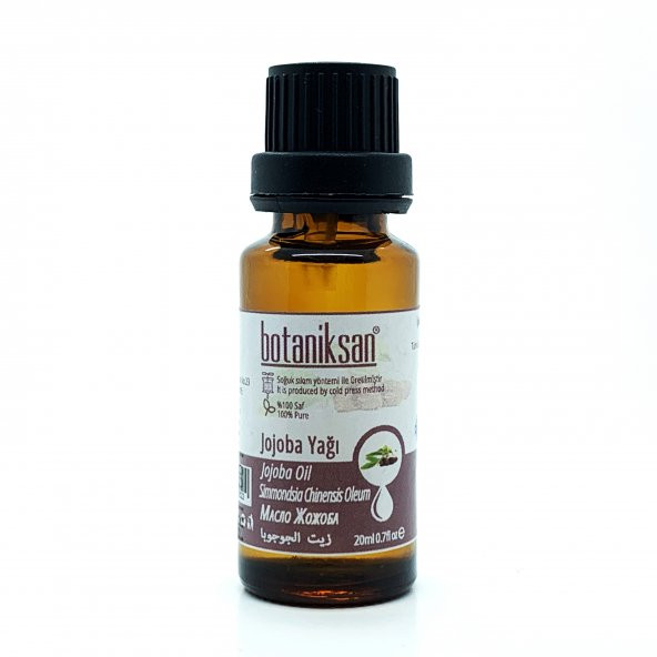 Botaniksan Jojoba Yağı 20ML Soğuk Sıkım, Saf, Doğal, Katkısız