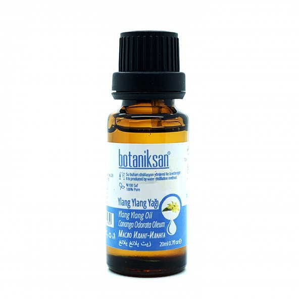 Botaniksan Ylang Ylang Yağı 20ML Distilasyon, Saf, Doğal, Katkısız