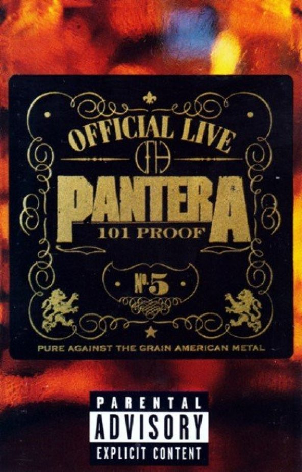 PANTERA - OFFICIAL LIVE: 101 PROOF (MC)