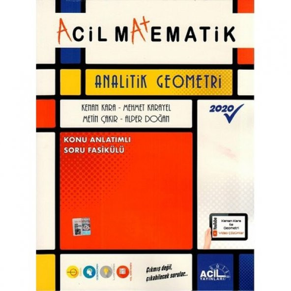 Acil Yayınları Acil Matematik Analitik Geometri - Kenan Kara - 1