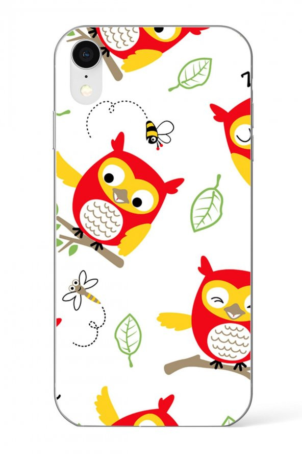 Apple iPhone XR Kılıf Owl Serisi Elise