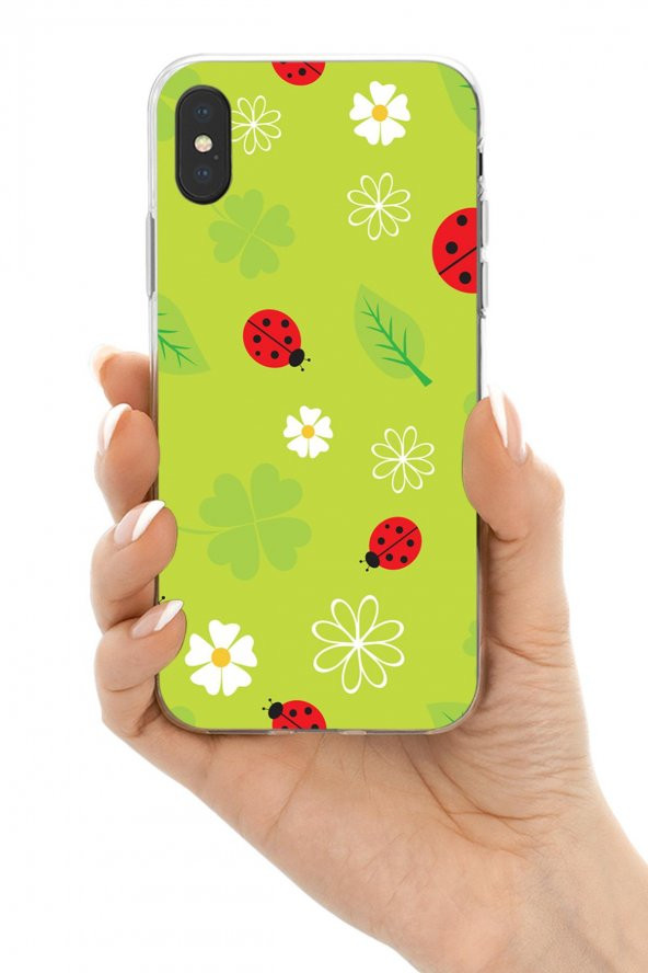 Apple iPhone XS Kılıf Ladybug Serisi Iris - 3